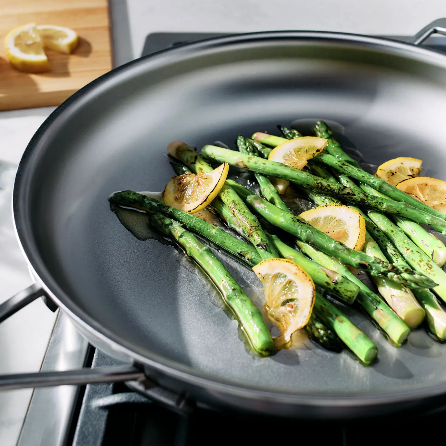 12.5-inch, 18/10 Stainless Steel, Frying Pan