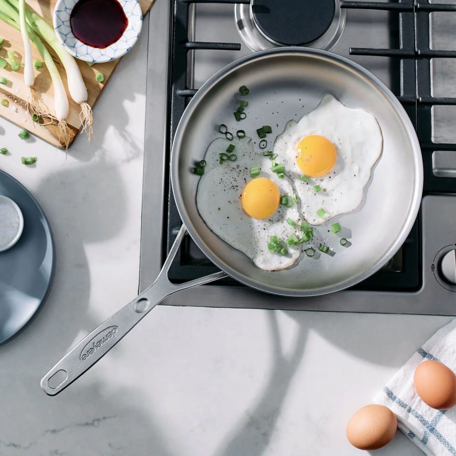 9.5-inch, 18/10 Stainless Steel, Frying Pan