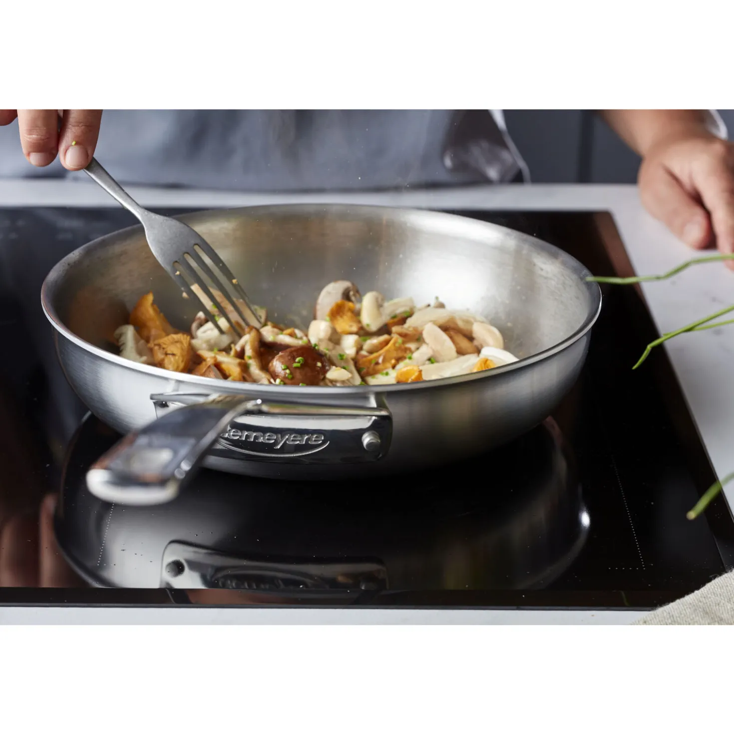 11-inch, 18/10 Stainless Steel, Fry Pan