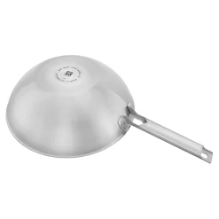 12-inch, 18/10 Stainless Steel, Nonstick Wok With Lid