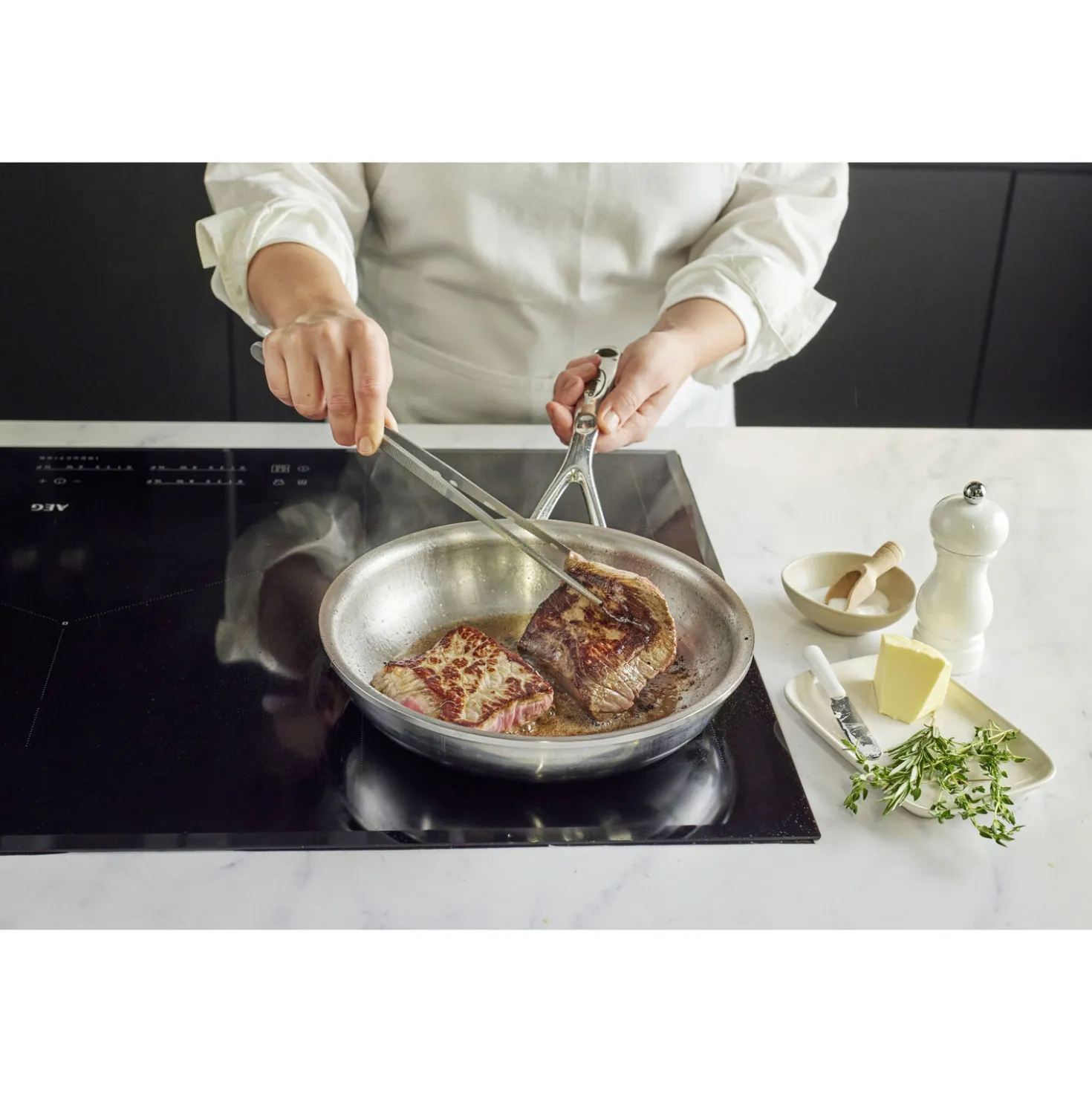 9-inch, 18/10 Stainless Steel, Proline Fry Pan