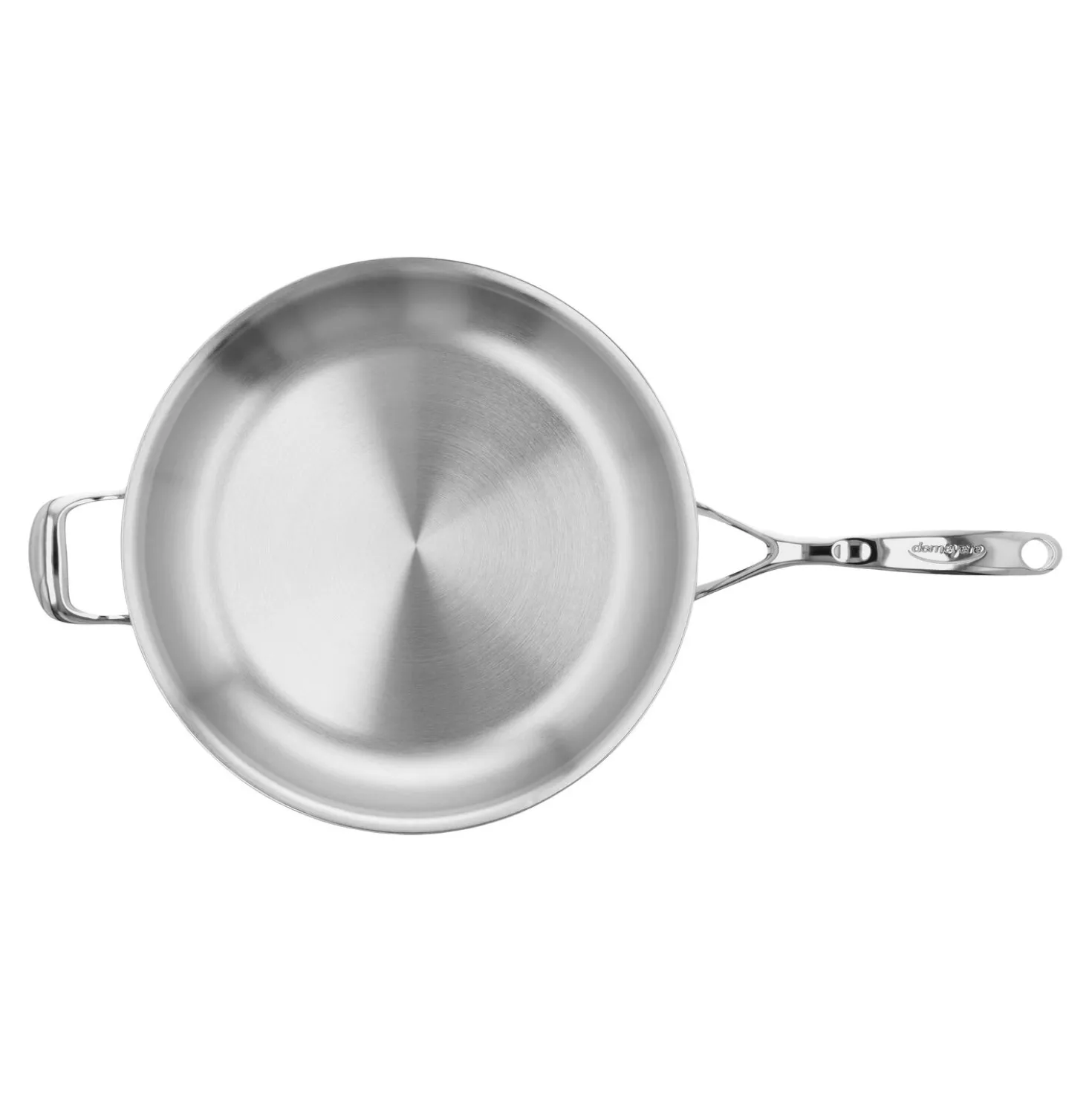 12.5-inch, 18/10 Stainless Steel, Proline Fry Pan With Helper Handle