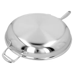 12.5-inch, 18/10 Stainless Steel, Proline Fry Pan With Helper Handle