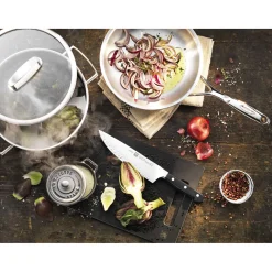 12.5-inch, 18/10 Stainless Steel, Proline Fry Pan With Helper Handle