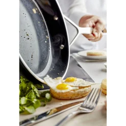 8-inch, Aluminum, Non-stick, Fry Pan With Ceramic Coating