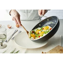 12-inch, Aluminum, Non-stick, Fry Pan With Ceramic Coating