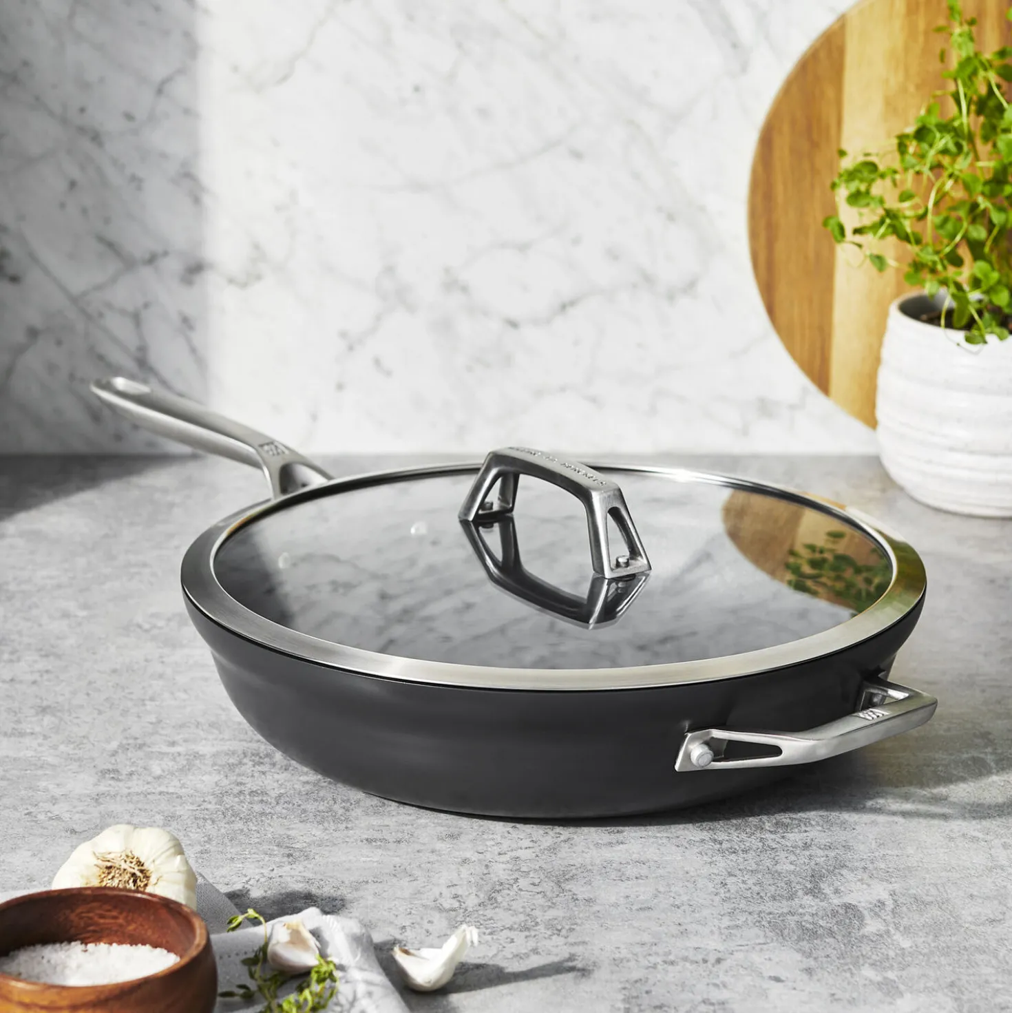 13-inch, Aluminum, Non-stick, Hard Anodized Deep Fryer