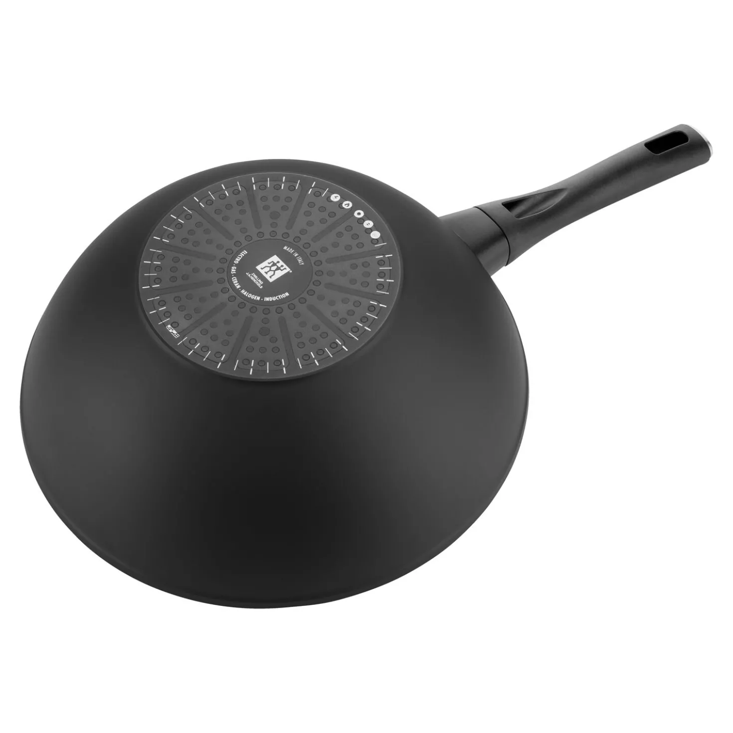 12-inch, Aluminum, Stir Fry Pan Nonstick, Black Matte