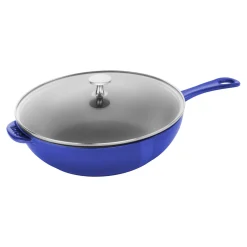 10-inch, Daily Pan With Glass Lid, Blueberry