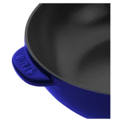 10-inch, Daily Pan With Glass Lid, Dark Blue