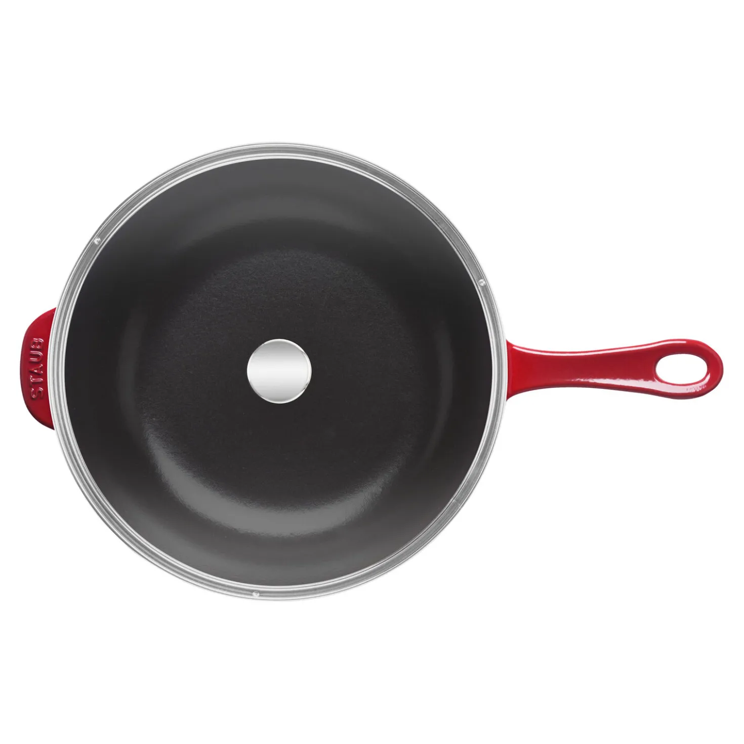 10-inch, Daily Pan With Glass Lid, Cherry