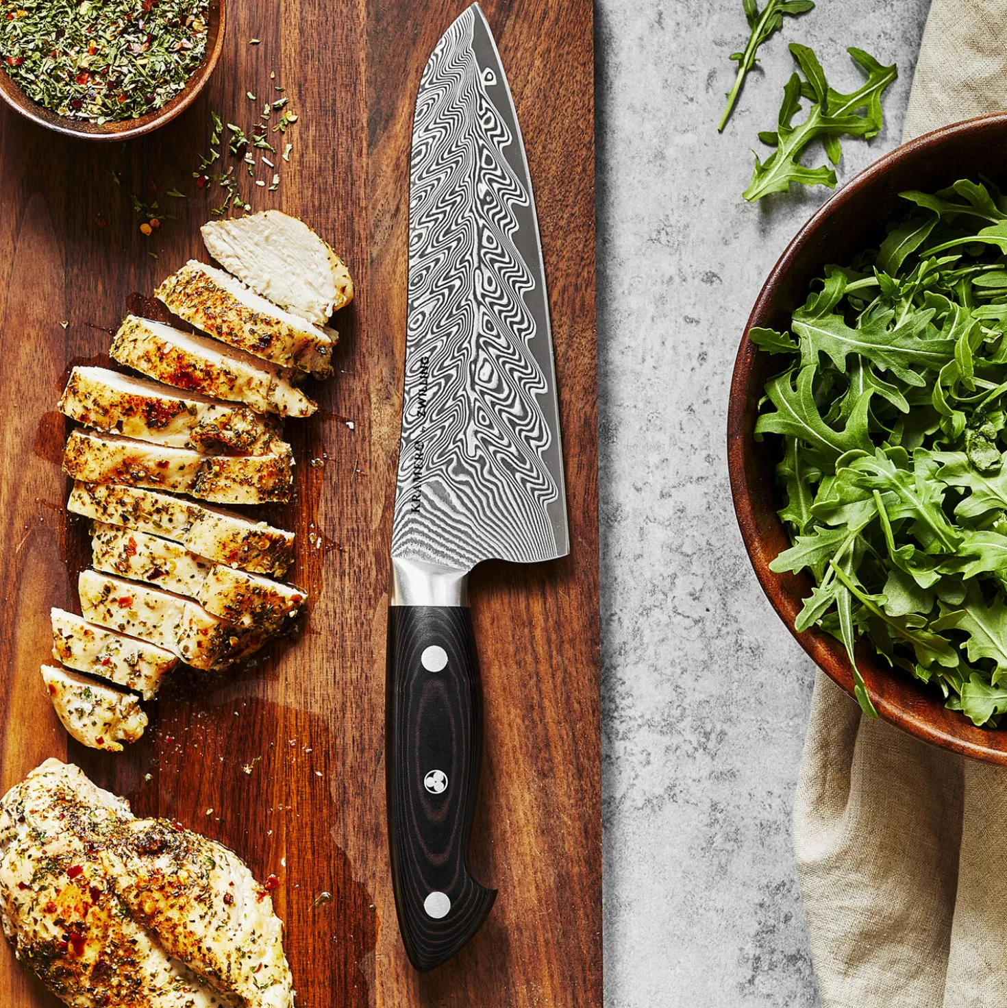 7-inch, Fine Edge Santoku Knife