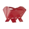 11.5-inch Foldable Colander - Red, Plastic