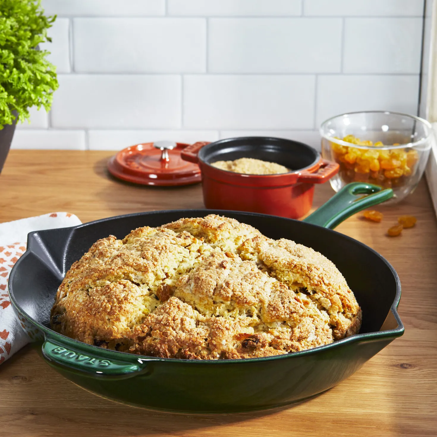 12-inch, Fry Pan, Basil