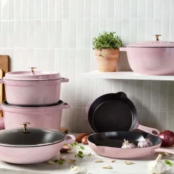 12-inch, Frying Pan, Pink Peony