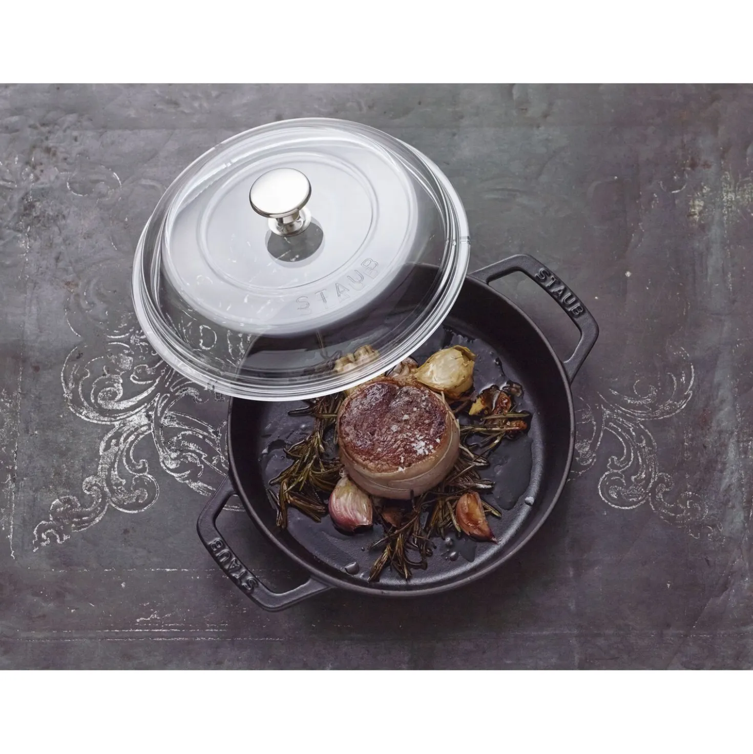 8-inch Glass Domed Lid