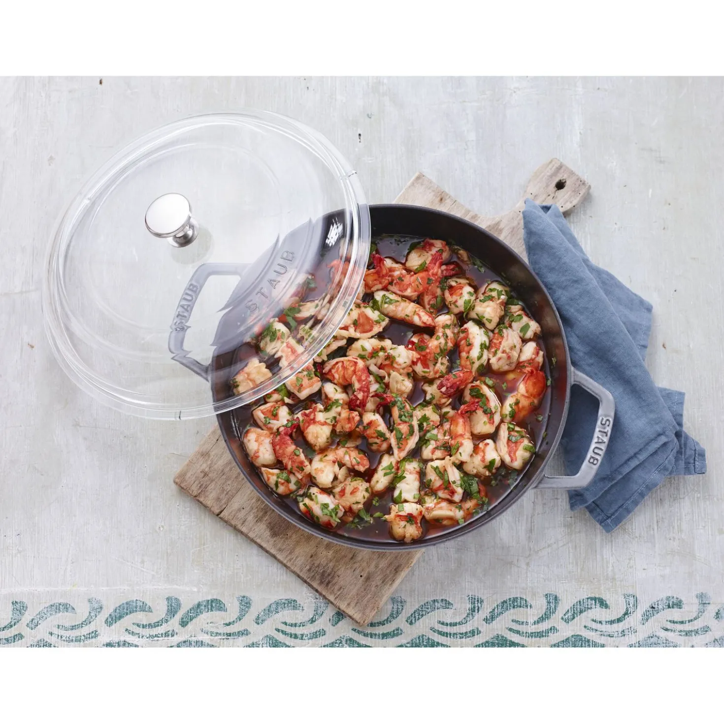 10-inch Glass Domed Lid