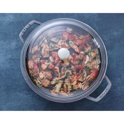 10-inch Glass Domed Lid
