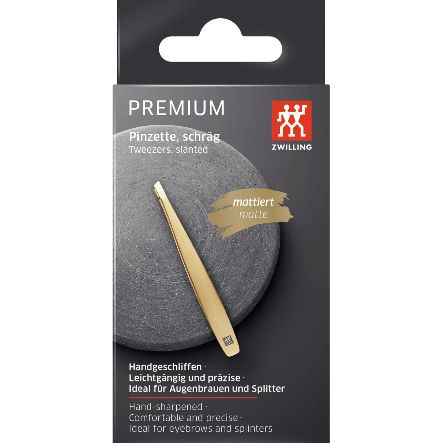 3.5-inch Gold Edition Tweezers, Slanted