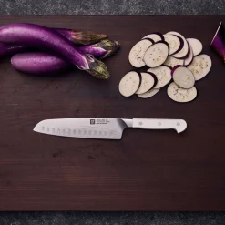 7-inch, Hollow Edge Slim Santoku Knife