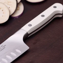 7-inch, Hollow Edge Slim Santoku Knife
