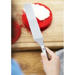 16-inch Long Spatula - Angled, 18/10 Stainless Steel