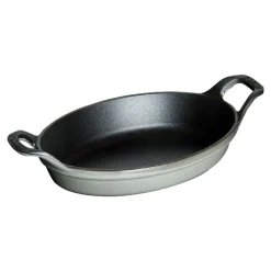 14.5-inch, Oval, Gratin Baking Dish, Graphite Grey