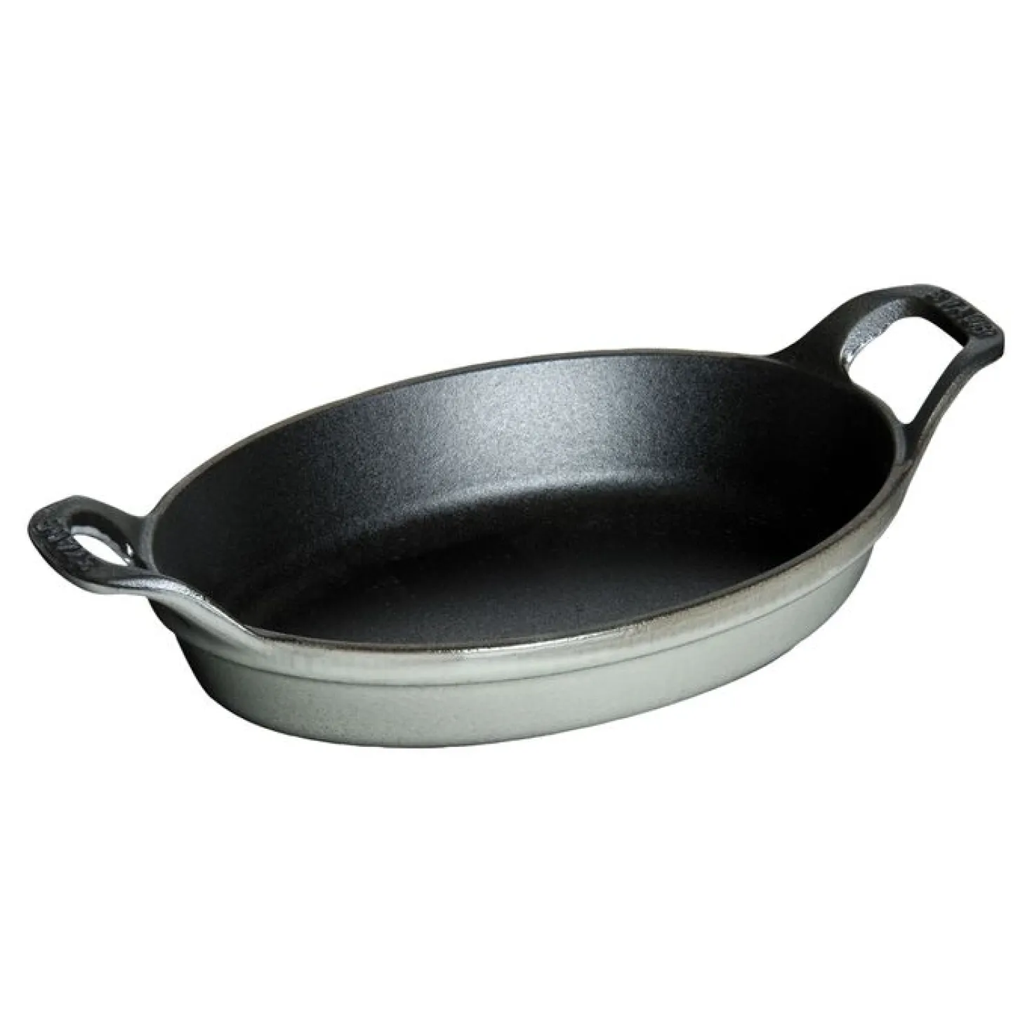 14.5-inch, Oval, Gratin Baking Dish, Graphite Grey