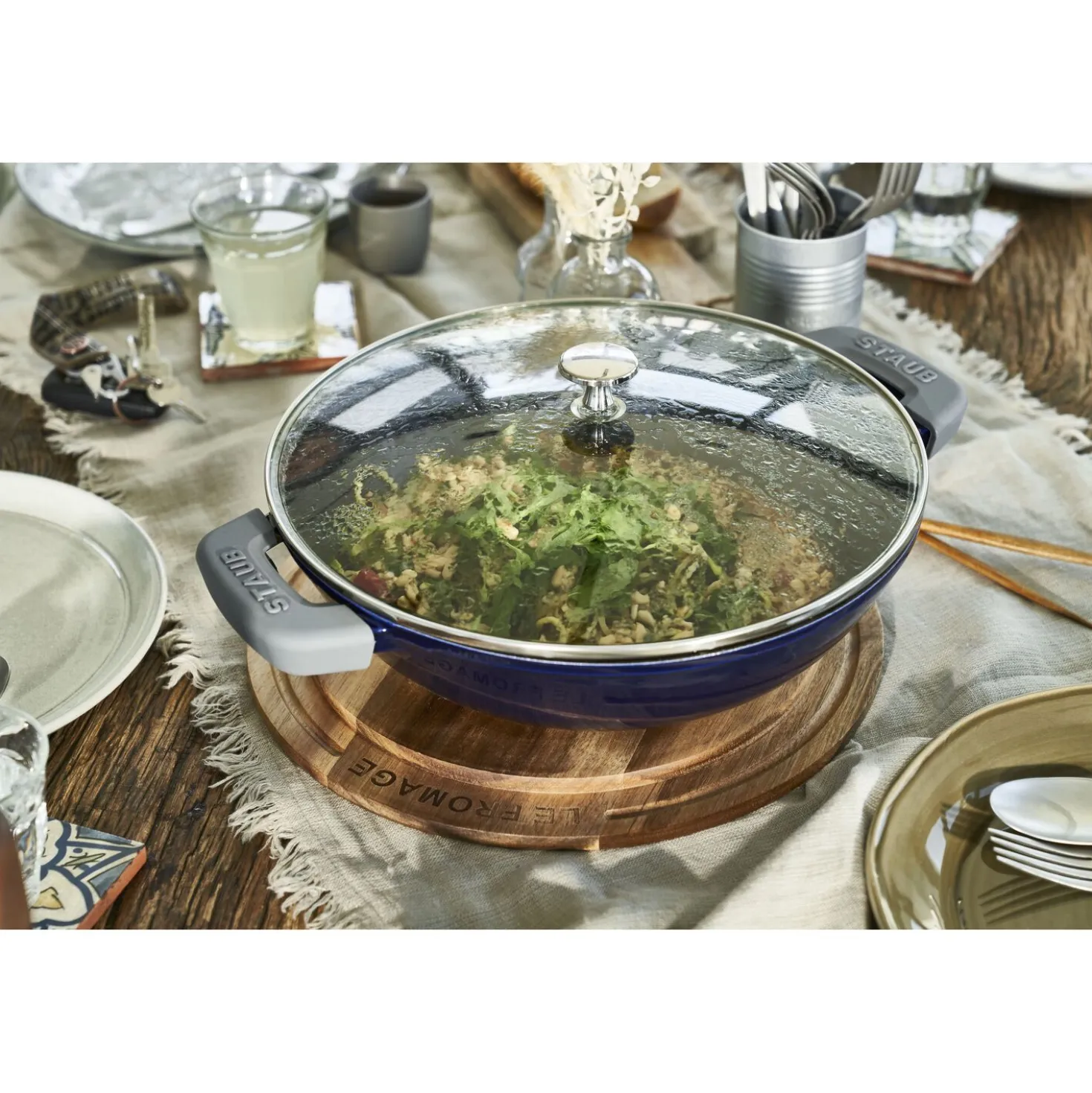 12-inch, Perfect Pan, Dark Blue