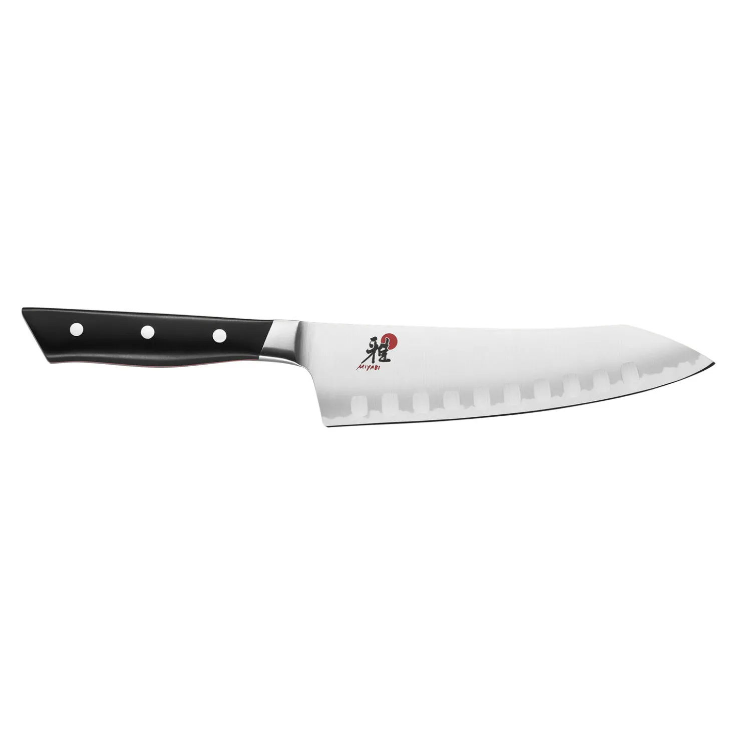 7-inch Rocking Santoku, Hollow Edge