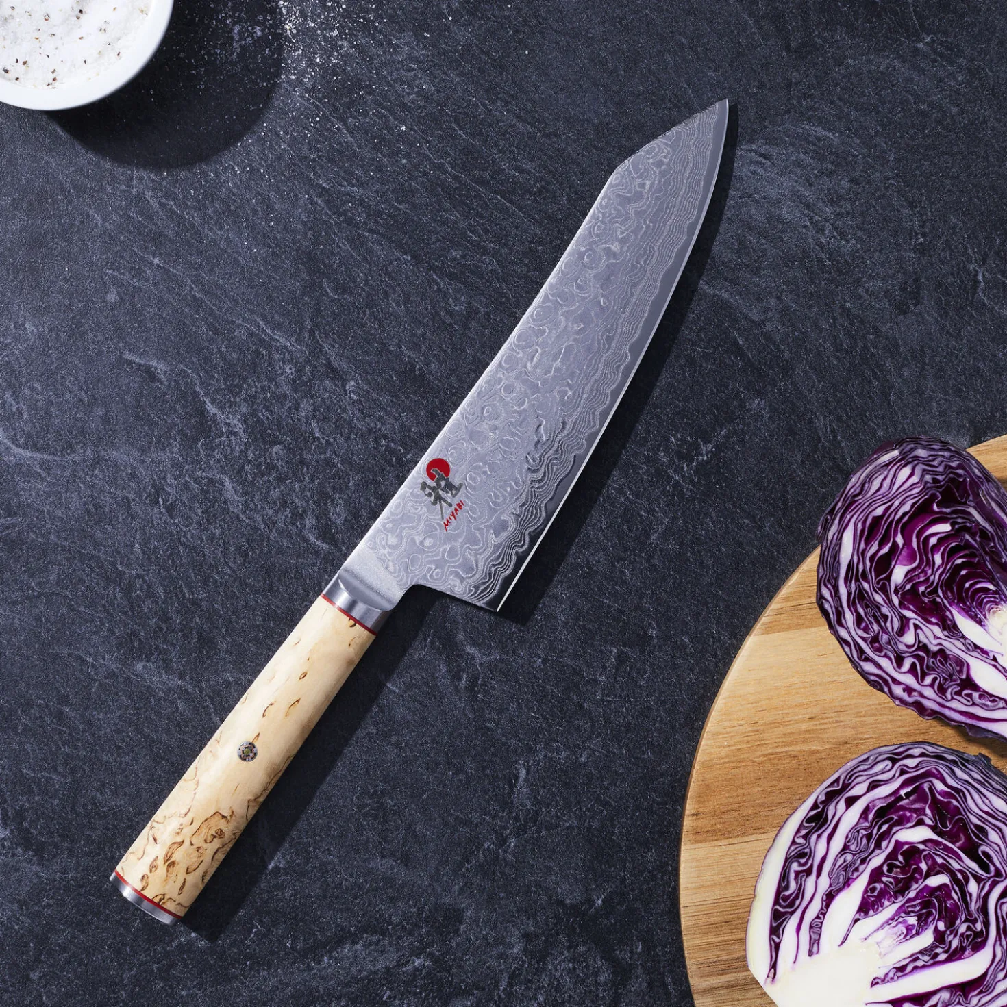 7-inch Rocking Santoku Knife, Fine Edge