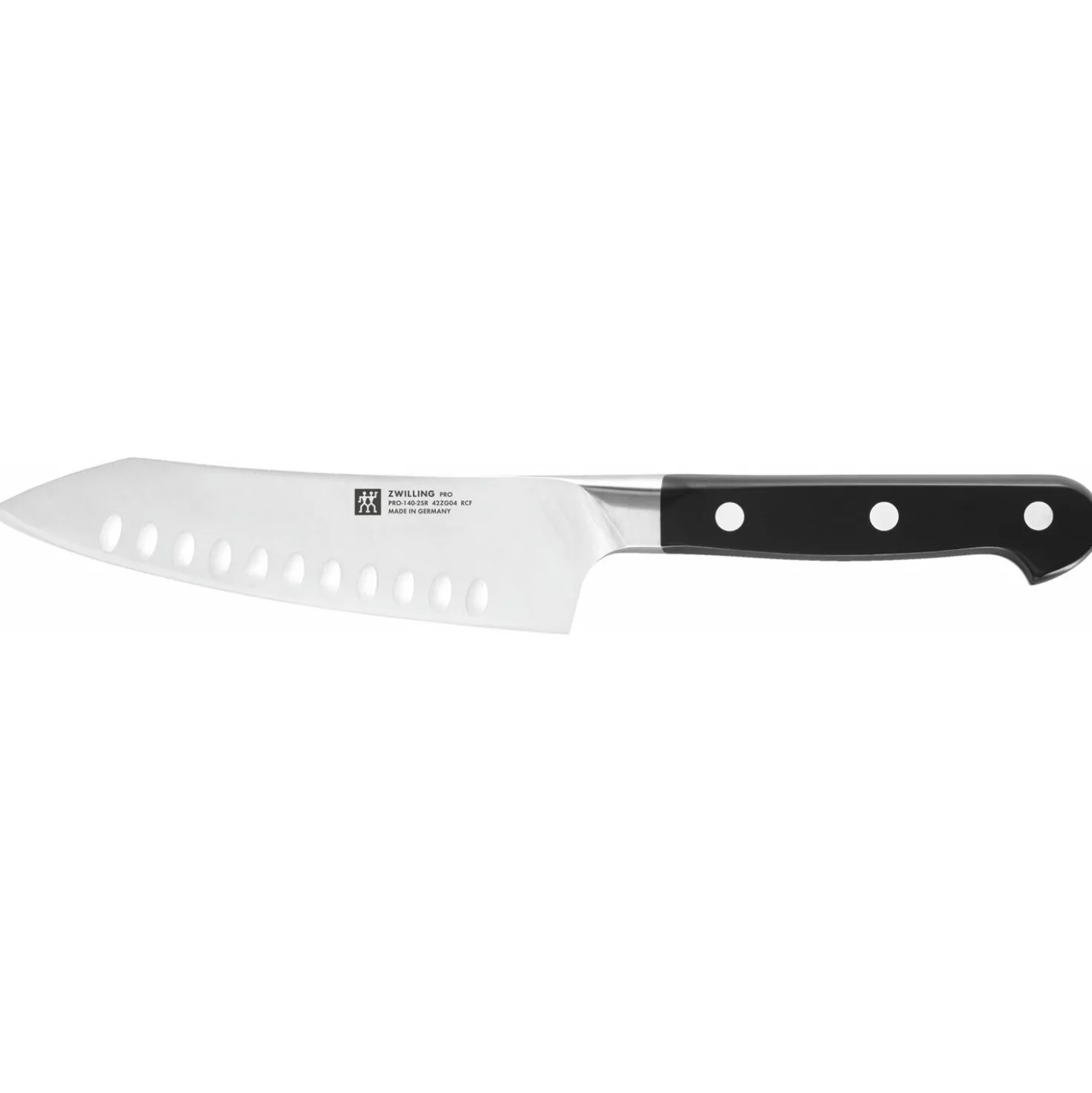 5.5-inch Rocking Santoku Knife, Hollow Edge