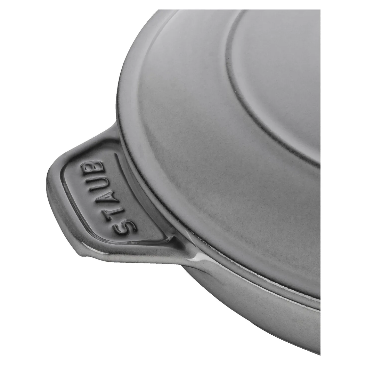 8-inch, Round, Covered Baking Dish With Lid, Graphite Grey