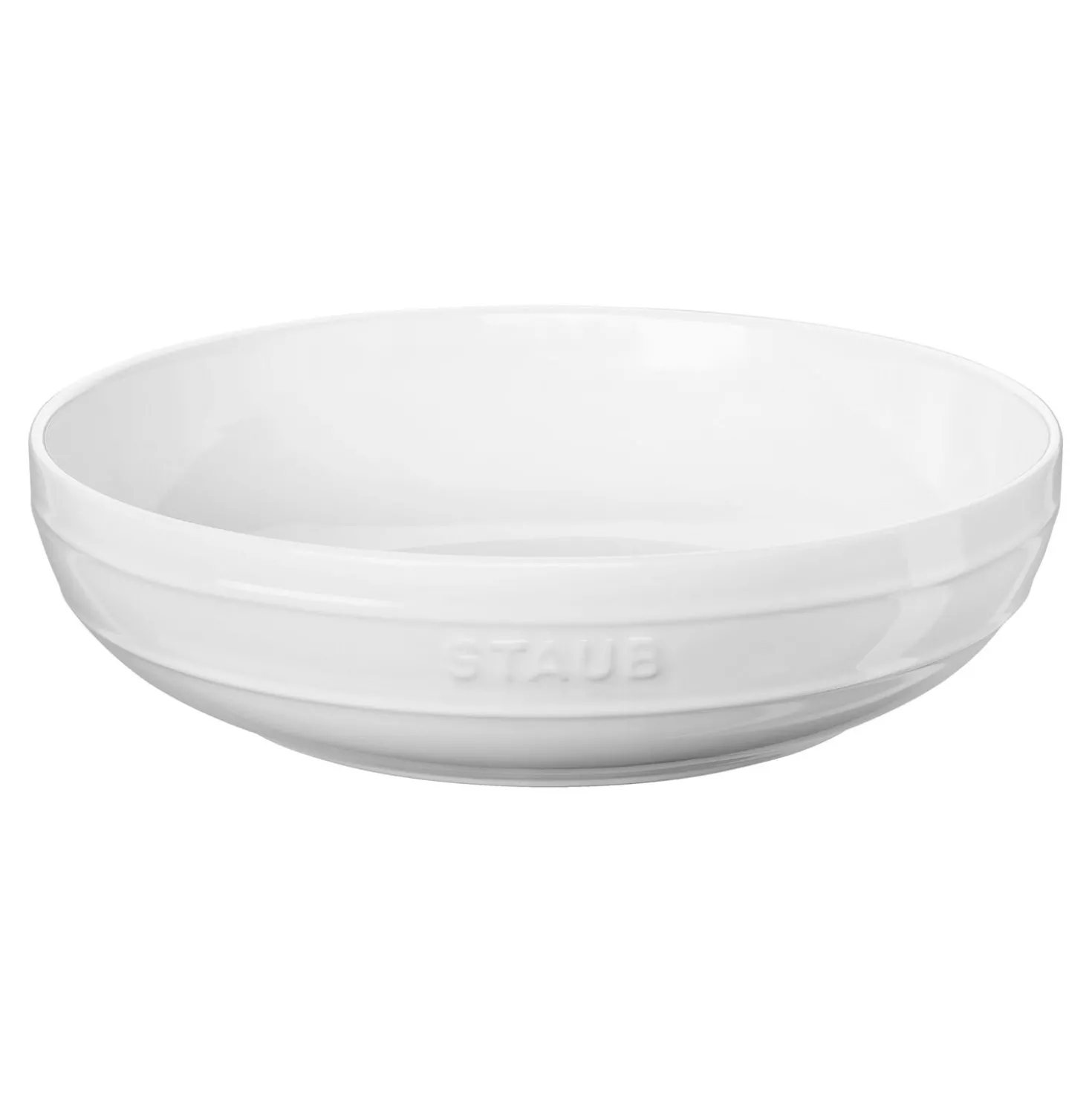 11.5-inch, Shallow Serving Bowl, white