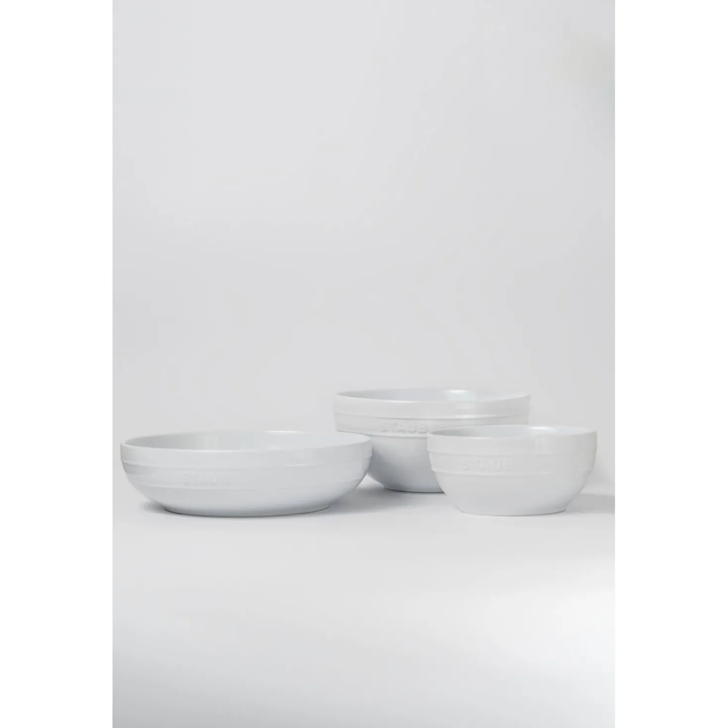 11.5-inch, Shallow Serving Bowl, white