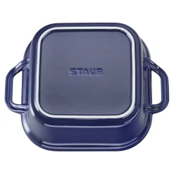 9-inch, Square, Covered Baking Dish, Dark Blue