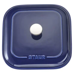 9-inch, Square, Covered Baking Dish, Dark Blue