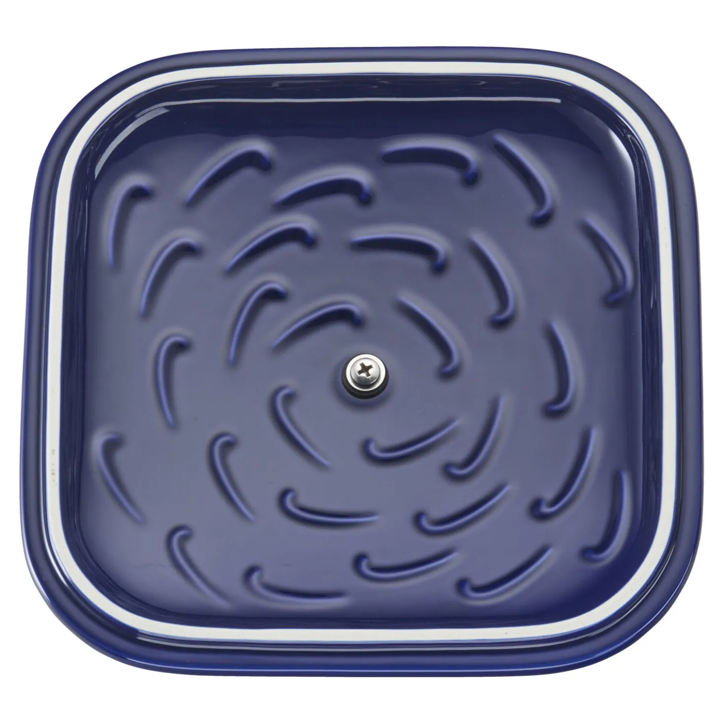 9-inch, Square, Covered Baking Dish, Dark Blue