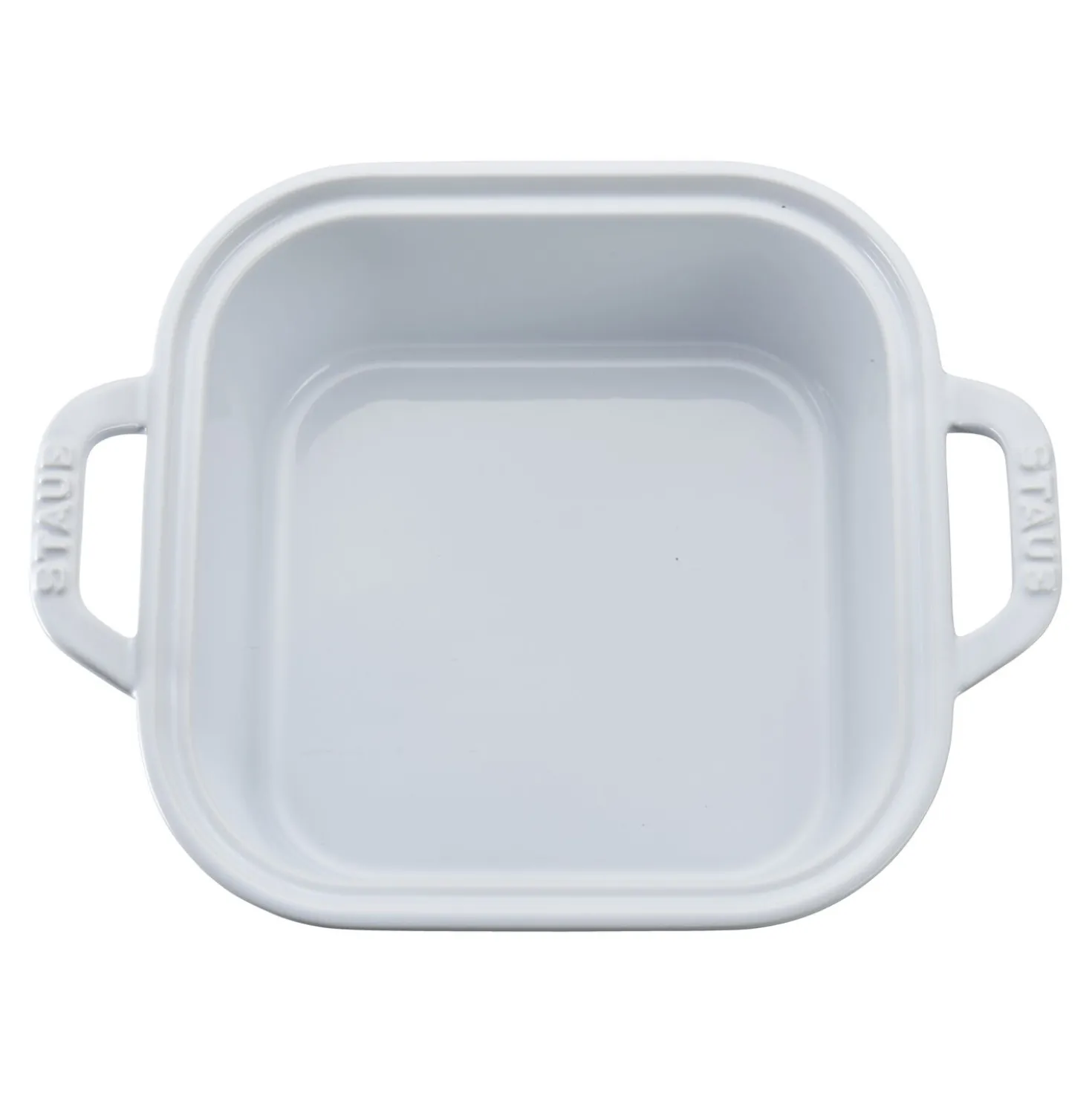 9-inch, Square, Covered Baking Dish, White