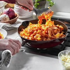 11-inch, Traditional Deep Skillet, Grenadine