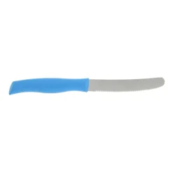4.5-inch Utility Knife Blue, Serrated Edge