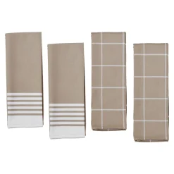 Kitchen Towels Set, Taupe