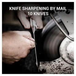 Knife Aid Professional Knife Sharpening by Mail, 10 knives