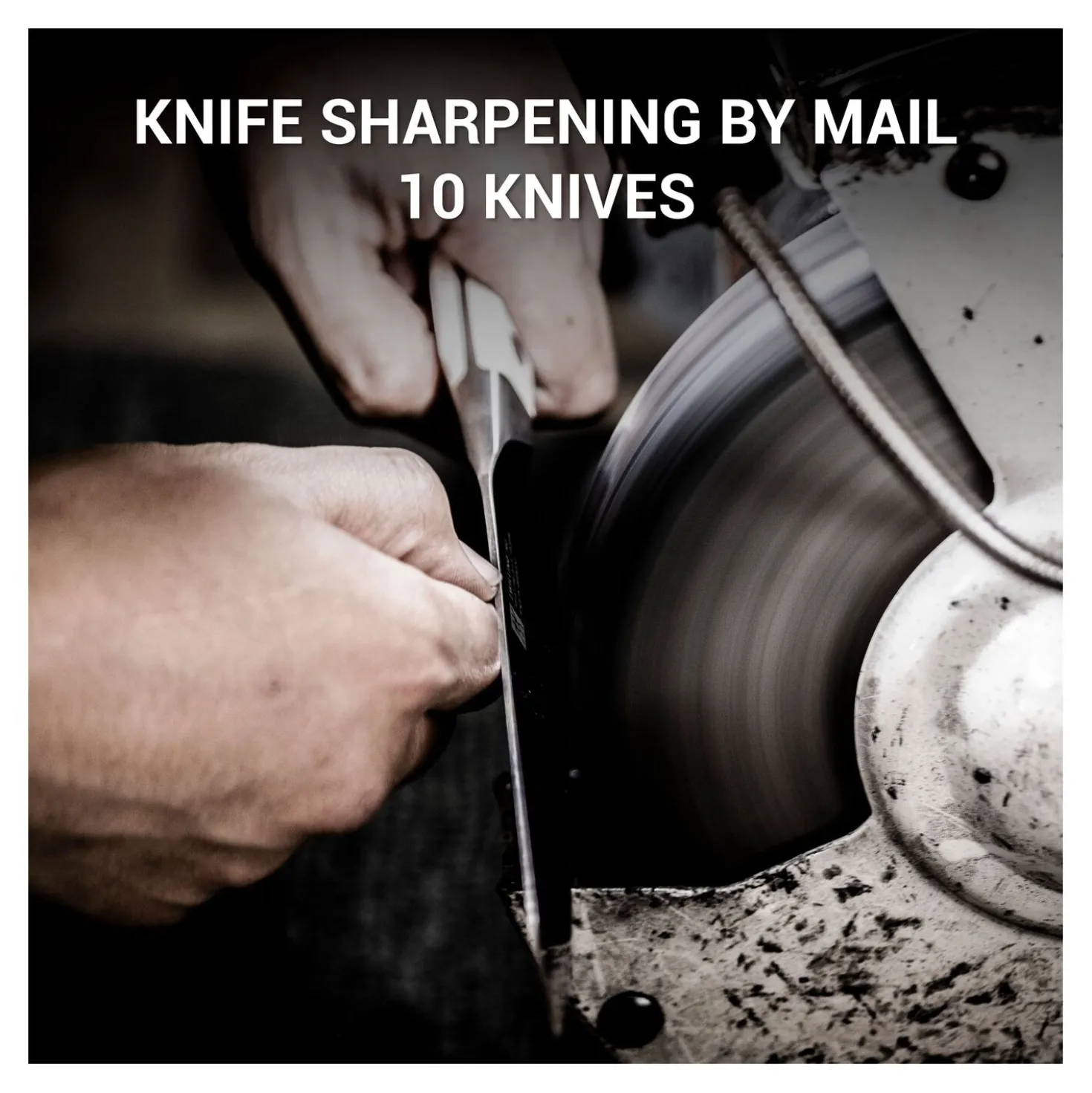 Knife Aid Professional Knife Sharpening by Mail, 10 knives