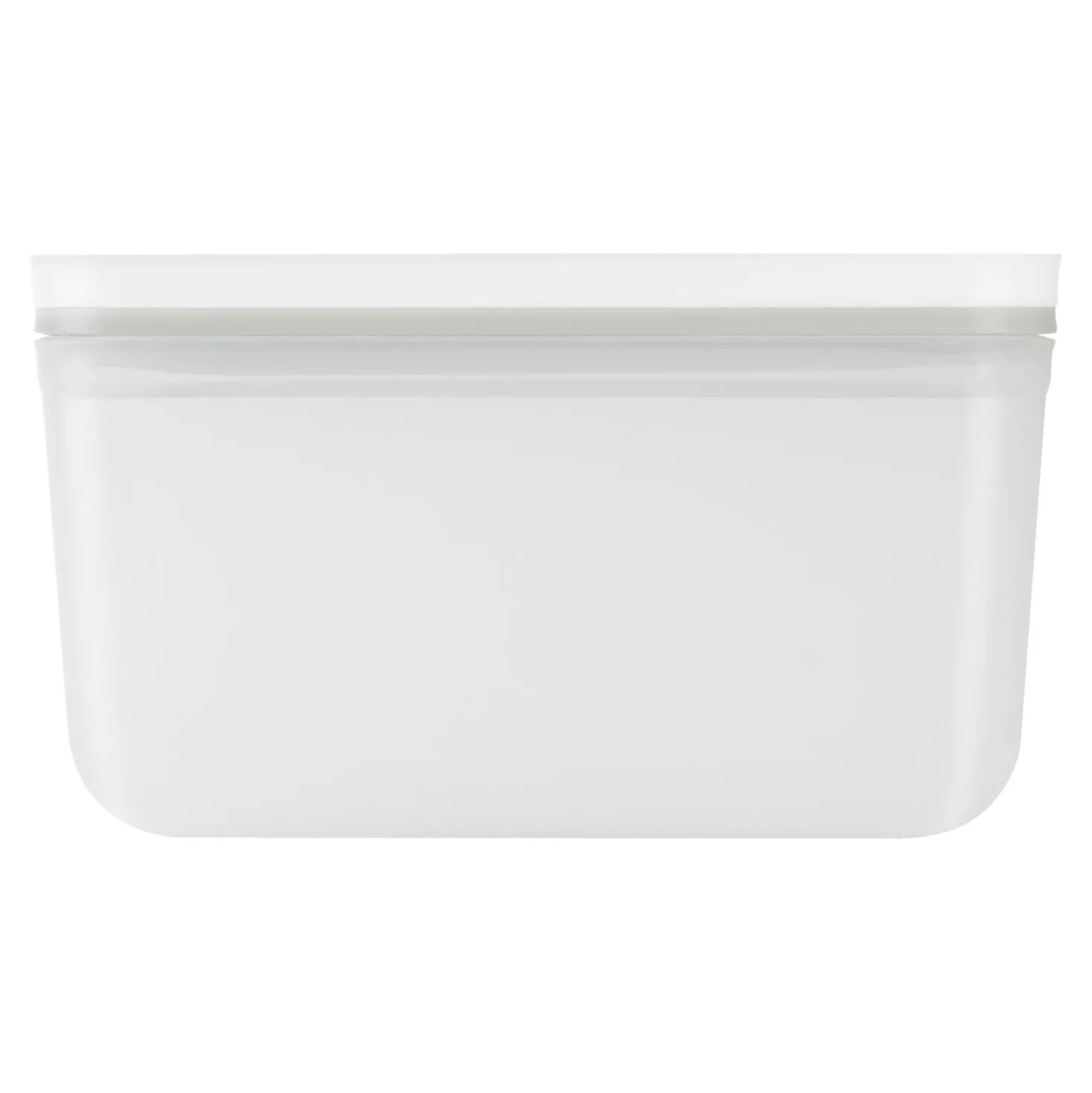 L, Vacuum Container, Plastic, Semitransparent-grey