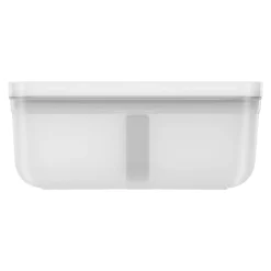 L, Vacuum Lunch Box, Plastic, Semitransparent-grey