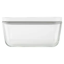 M, Vacuum Container, Glass, Grey