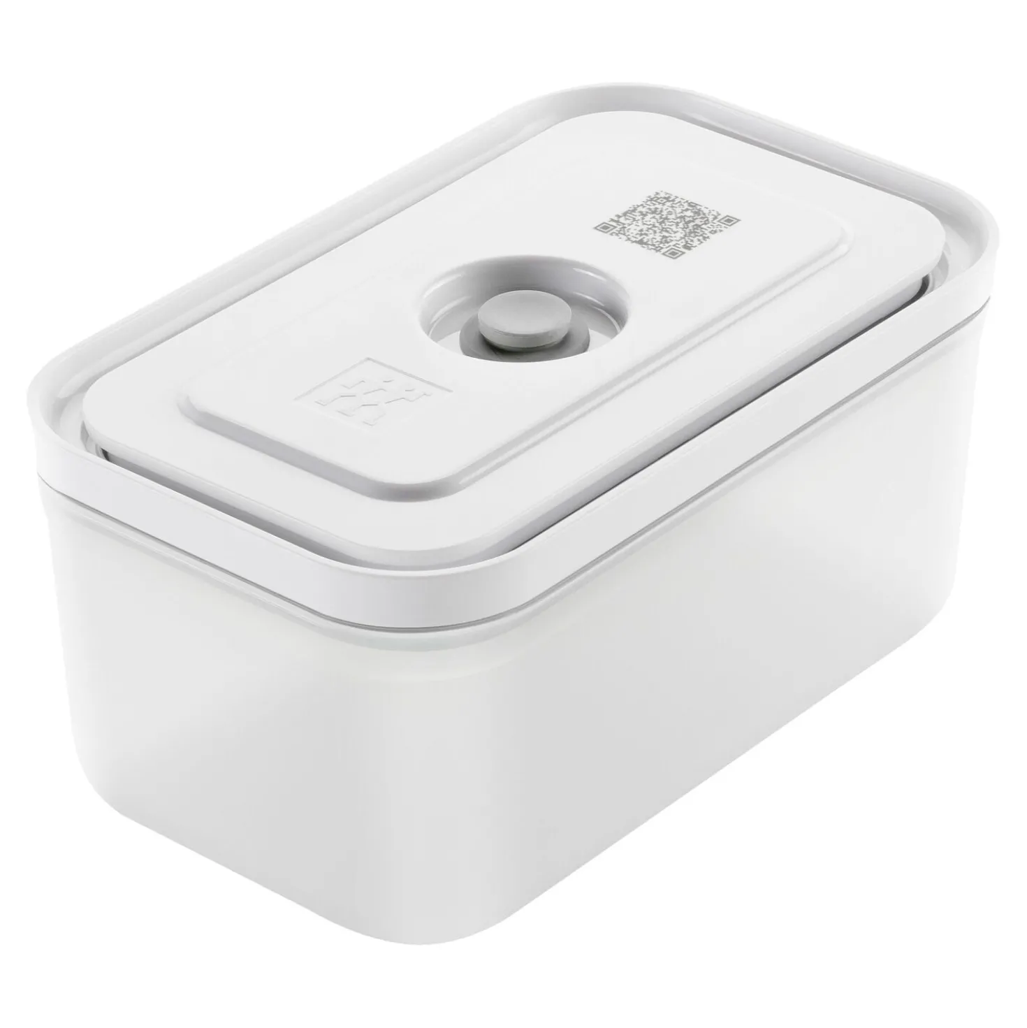 M, Vacuum Container, Plastic, Semitransparent-grey