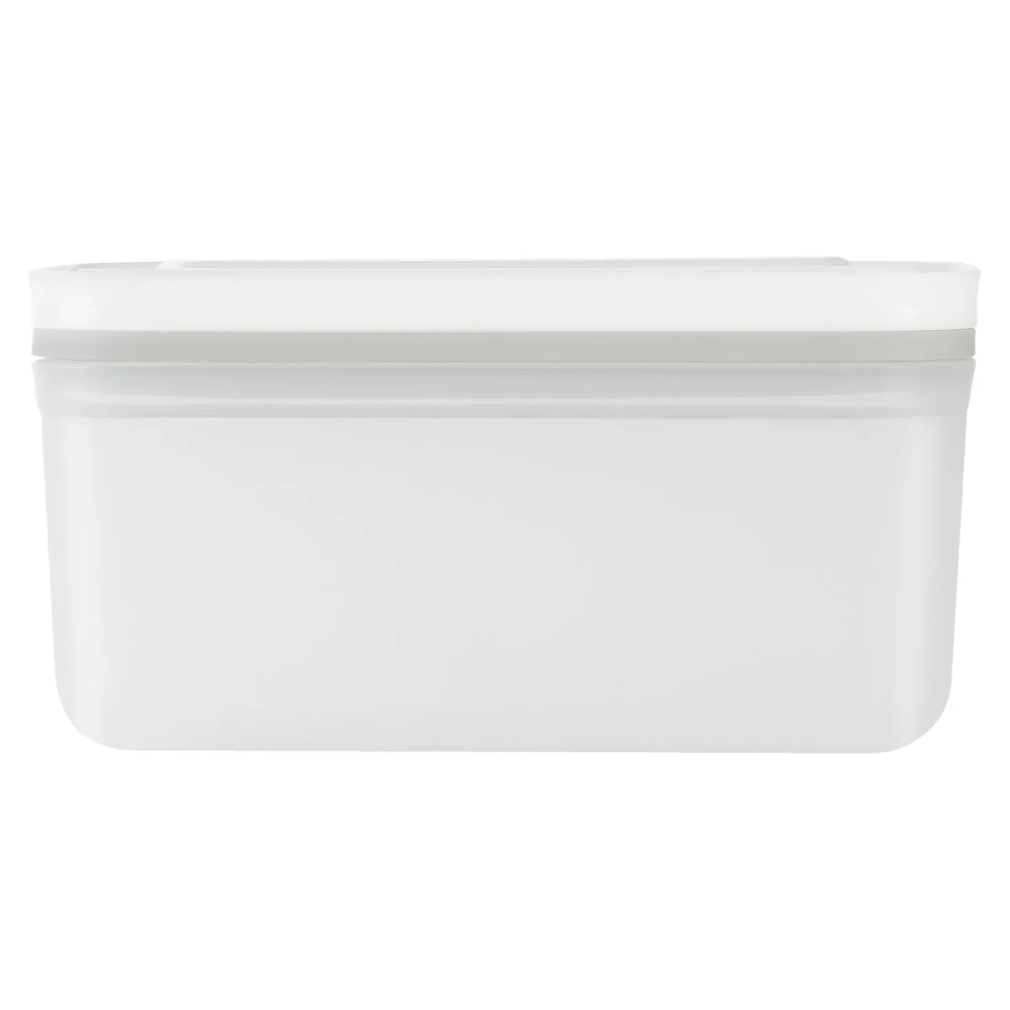 M, Vacuum Container, Plastic, Semitransparent-grey