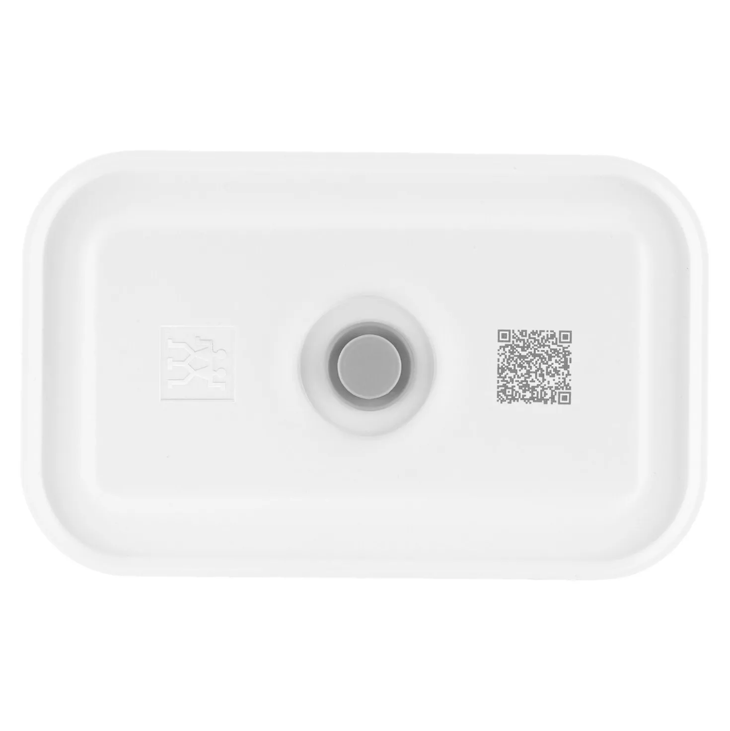 M, Vacuum Lunch Box, Plastic, Semitransparent-grey